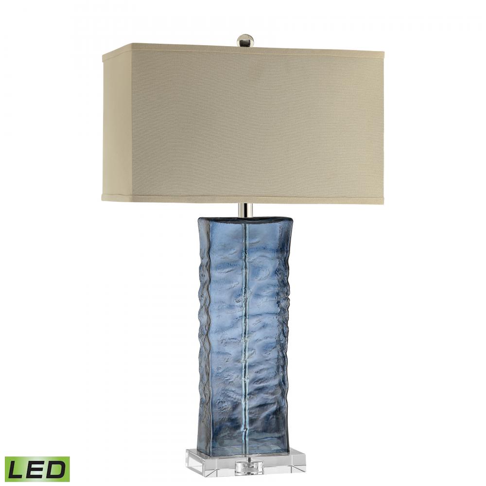 Arendell 30&#39;&#39; High 1-Light Table Lamp - Blue - Includes LED Bulb