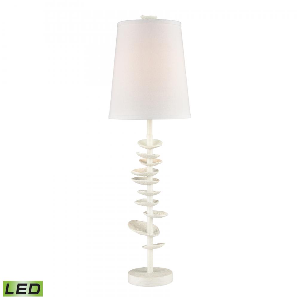 Winona 33&#39;&#39; High 1-Light Table Lamp - Matte White - Includes LED Bulb
