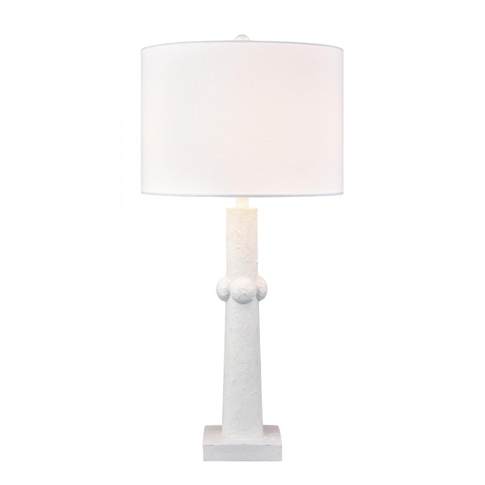 Calvin 32.5&#39;&#39; High 1-Light Table Lamp - Plaster White