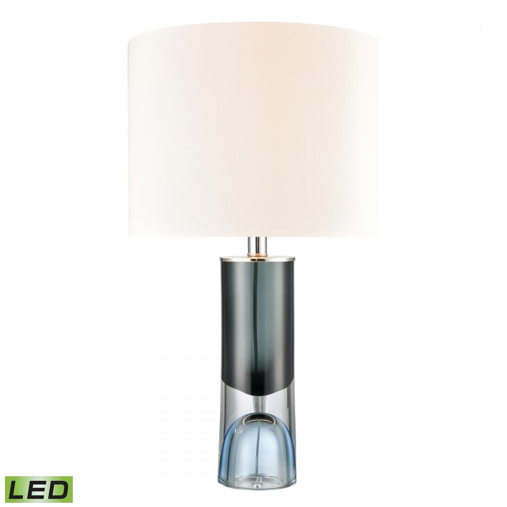 Otho 24&#39;&#39; High 1-Light Table Lamp - Navy - Includes LED Bulb