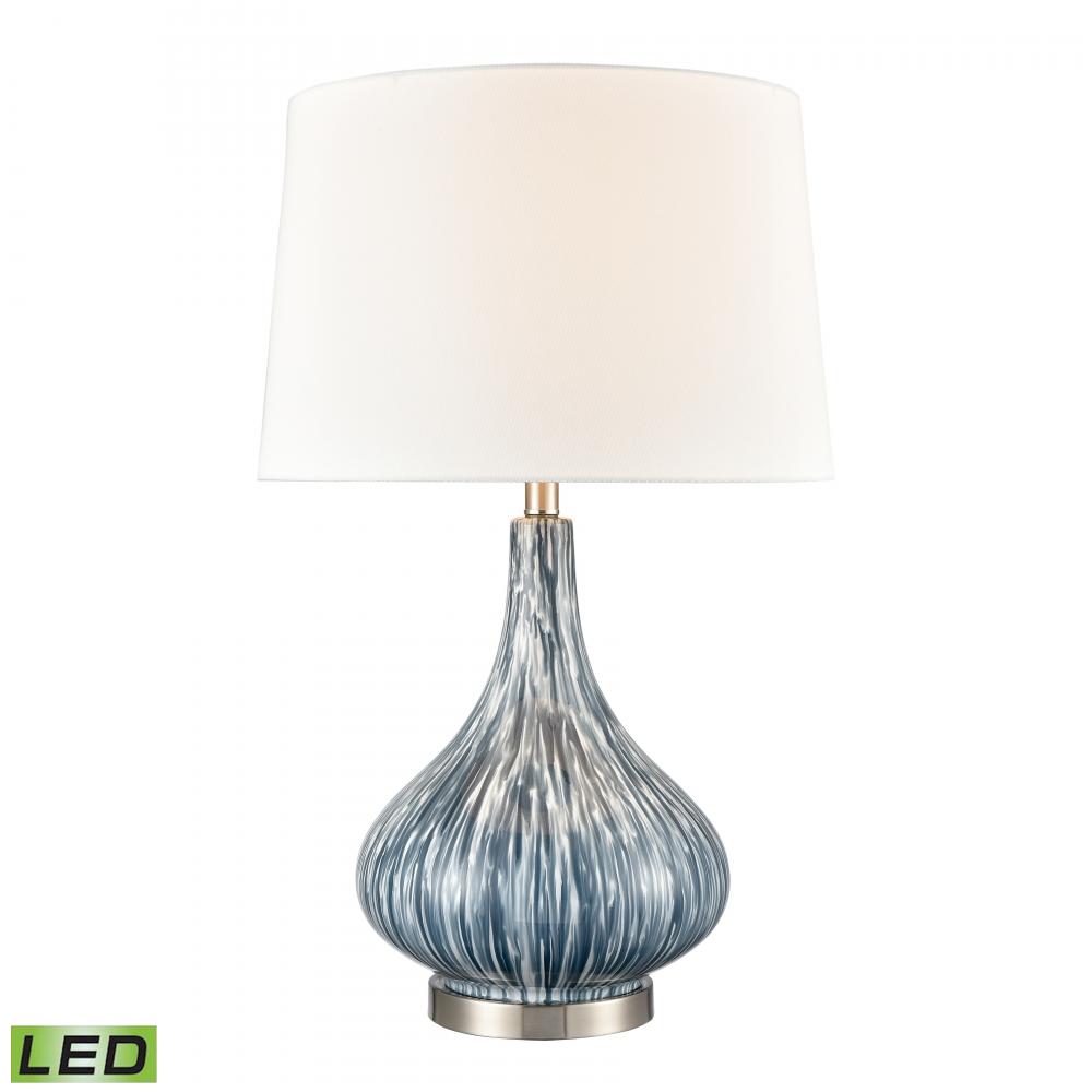 Northcott 28'' High 1-Light Table Lamp - Blue - Includes LED Bulb