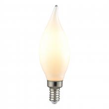  1122 - LED Candelabra Bulb - Shape C11, Base E12, 2700K - Frosted