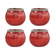  209352 - Sterlyn 2.75-inch Votives (Set of 2) - Antique Red Artifact