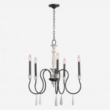  90201/5 - Brownell 24.5'' Wide 5-Light Chandelier - Anvil Iron