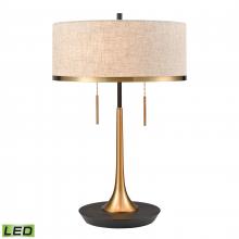  D4067-LED - Magnifica 22'' High 2-Light Table Lamp - Black - Includes LED Bulbs