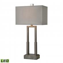  D4687-LED - Courier 32'' High 1-Light Table Lamp - Pewter - Includes LED Bulb
