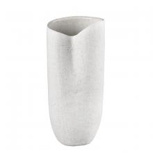 H0017-9751 - Ferraro Vase - Folded Whte