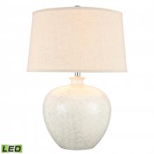  H0019-8004-LED - Zoe 28'' High 1-Light Table Lamp - White - Includes LED Bulb