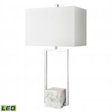  H0019-8018-LED - Dunstan Mews 31'' High 1-Light Table Lamp - Chrome - Includes LED Bulb
