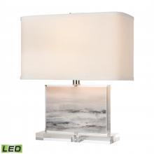  H0019-8067-LED - Barnes 18'' High 1-Light Table Lamp - Gray - Includes LED Bulb