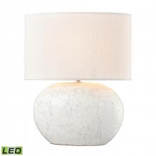  H019-7257-LED - Fresgoe 20'' High 1-Light Table Lamp - White - Includes LED Bulb